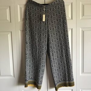 Max Studio Palazzo Pants 🤍🖤💛